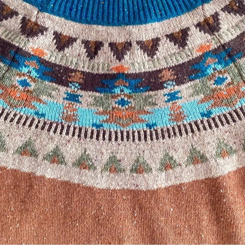 Souris NWT Mini Fair Isle Marled Textured Knit Sweater, Size 5 - Picture 4 of 7